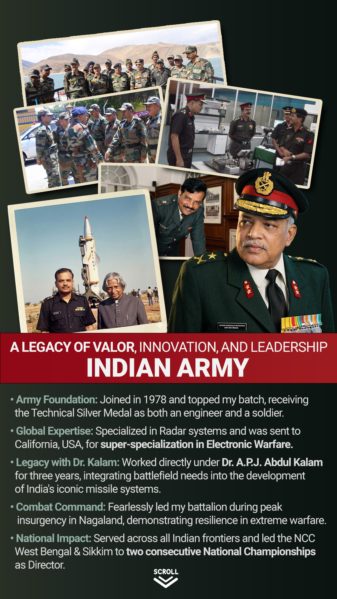 Maj. Gen. Shyam Shrivastava - Portrait 3